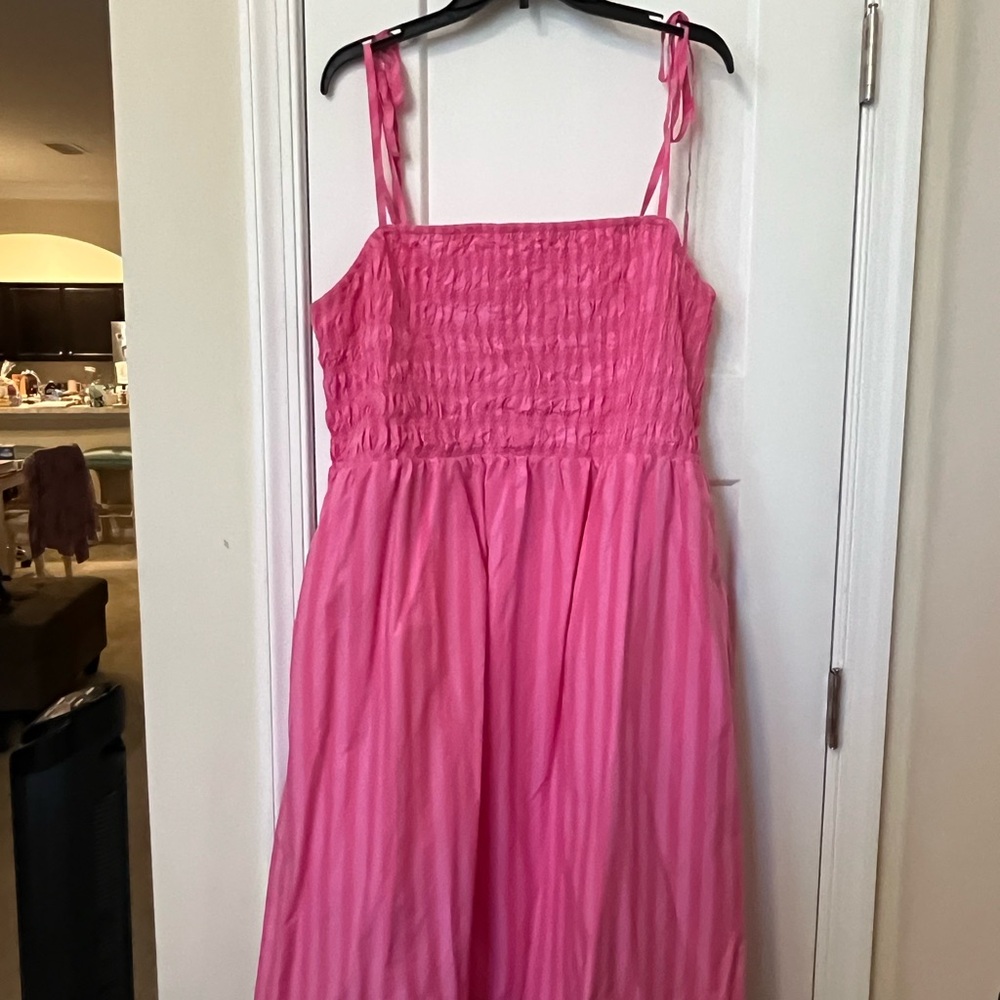 A New Day Pink Sleeveless Sundress